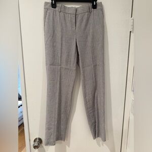 Women’s Gray Striped Slacks